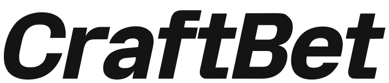 CraftBet text logo black